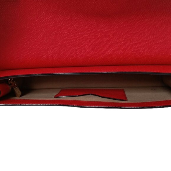 Demi Clutch Chinatown Cherry Leather Handbag Time's Arrow NWT - Picture 6 of 7